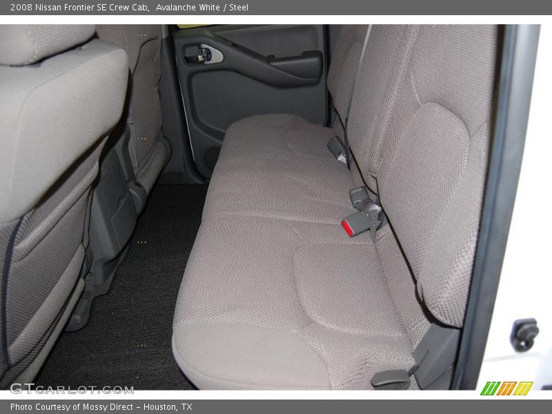 Avalanche White / Steel 2008 Nissan Frontier SE Crew Cab