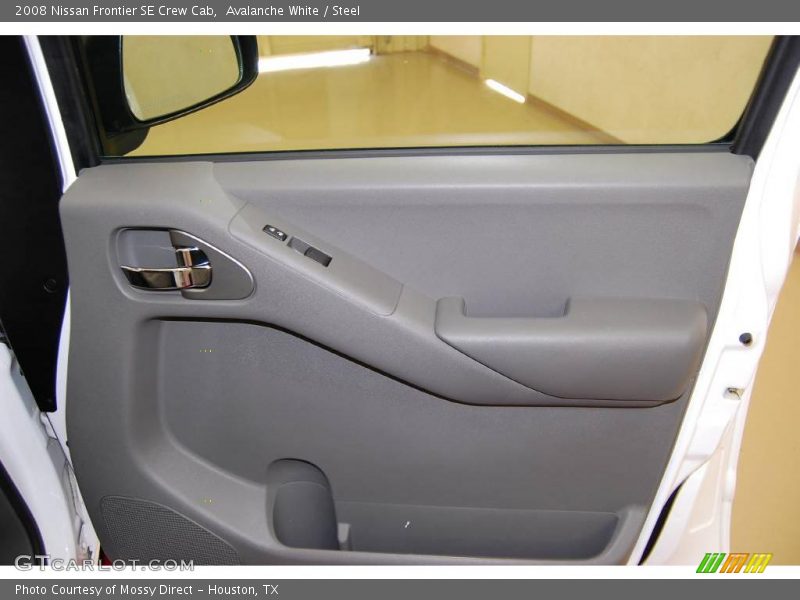 Avalanche White / Steel 2008 Nissan Frontier SE Crew Cab