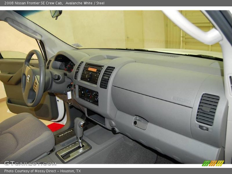 Avalanche White / Steel 2008 Nissan Frontier SE Crew Cab