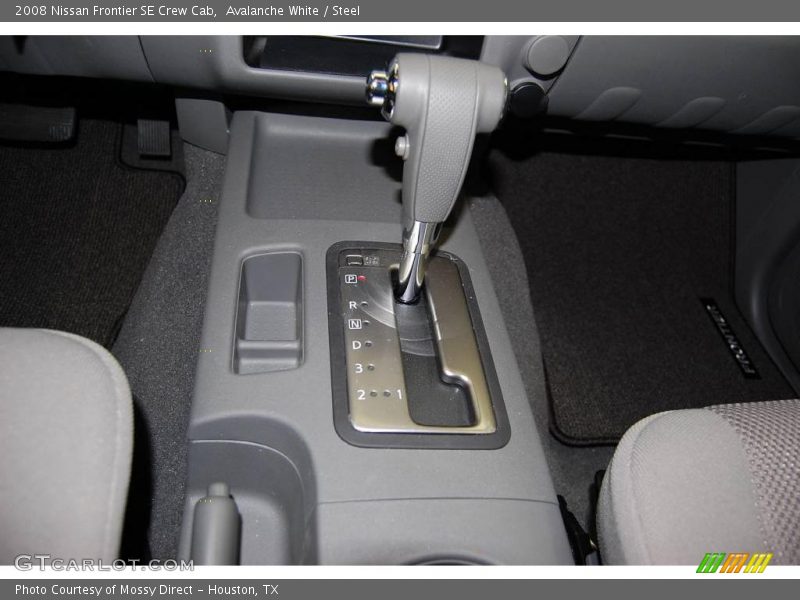 Avalanche White / Steel 2008 Nissan Frontier SE Crew Cab