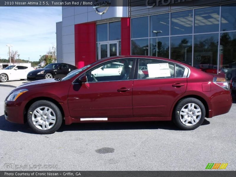 Tuscan Sun Red / Blond 2010 Nissan Altima 2.5 S