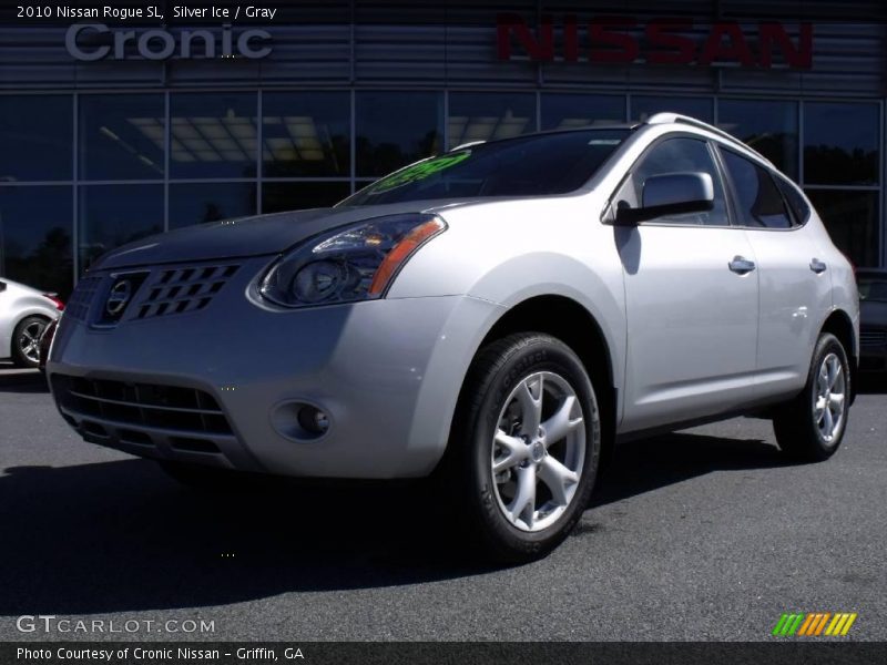 Silver Ice / Gray 2010 Nissan Rogue SL