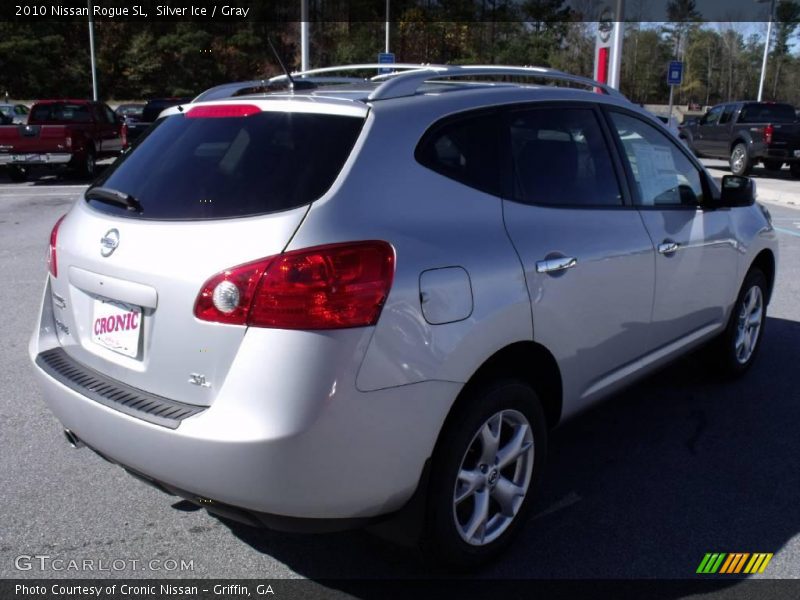 Silver Ice / Gray 2010 Nissan Rogue SL