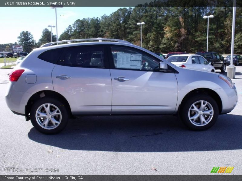 Silver Ice / Gray 2010 Nissan Rogue SL