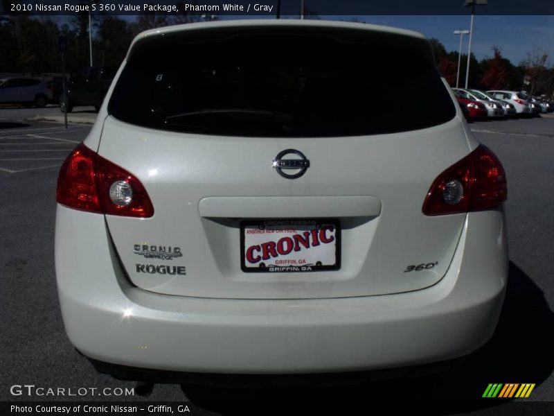 Phantom White / Gray 2010 Nissan Rogue S 360 Value Package