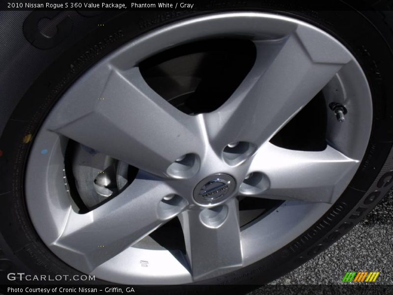 Phantom White / Gray 2010 Nissan Rogue S 360 Value Package