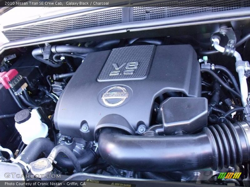 Galaxy Black / Charcoal 2010 Nissan Titan SE Crew Cab