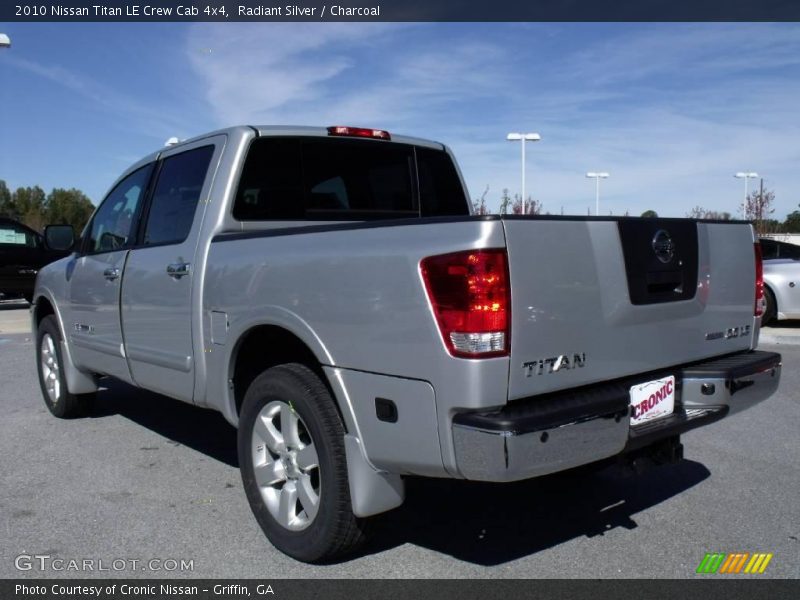 Radiant Silver / Charcoal 2010 Nissan Titan LE Crew Cab 4x4