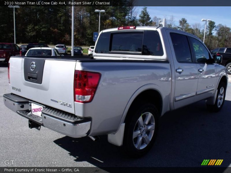 Radiant Silver / Charcoal 2010 Nissan Titan LE Crew Cab 4x4