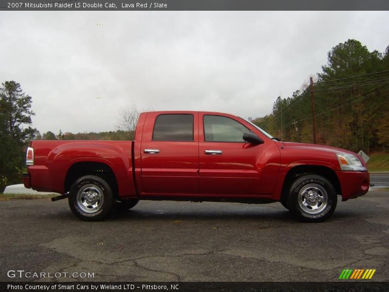 Lava Red / Slate 2007 Mitsubishi Raider LS Double Cab