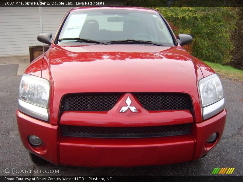 Lava Red / Slate 2007 Mitsubishi Raider LS Double Cab