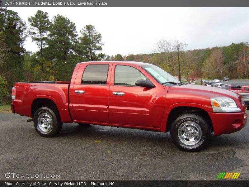 Lava Red / Slate 2007 Mitsubishi Raider LS Double Cab