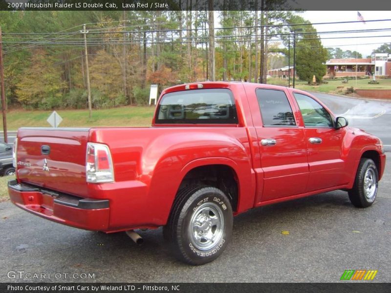 Lava Red / Slate 2007 Mitsubishi Raider LS Double Cab