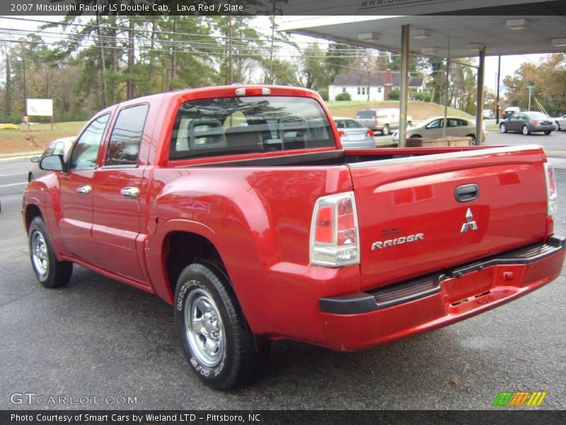 Lava Red / Slate 2007 Mitsubishi Raider LS Double Cab