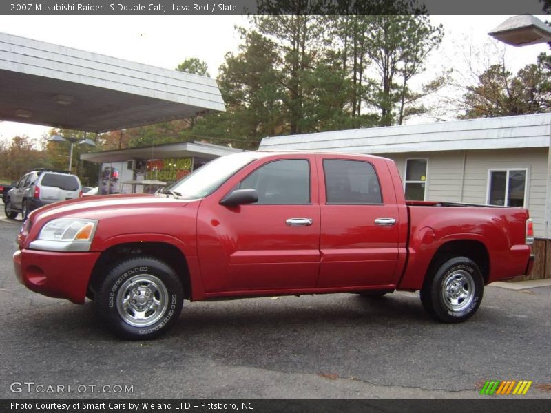Lava Red / Slate 2007 Mitsubishi Raider LS Double Cab