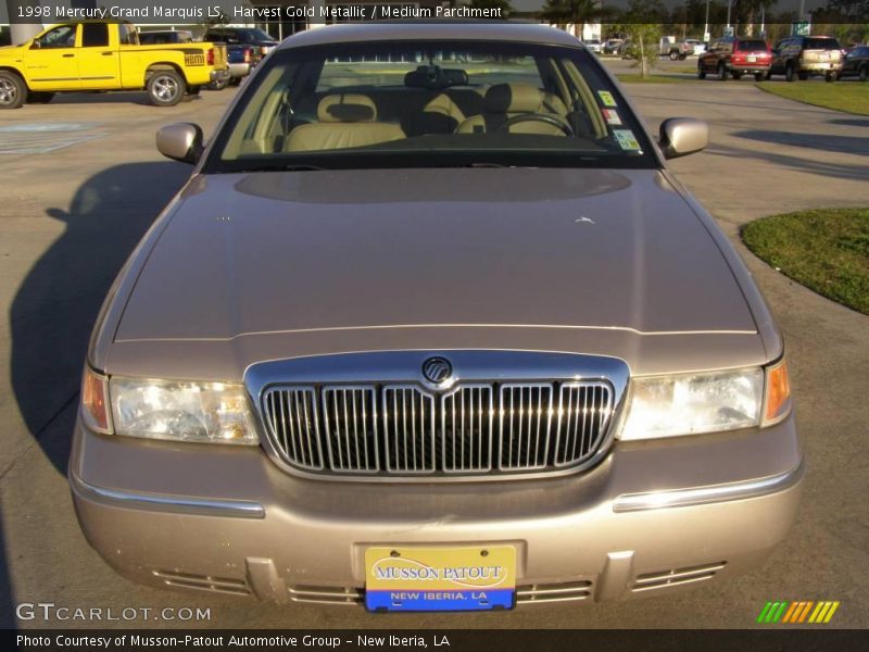 Harvest Gold Metallic / Medium Parchment 1998 Mercury Grand Marquis LS