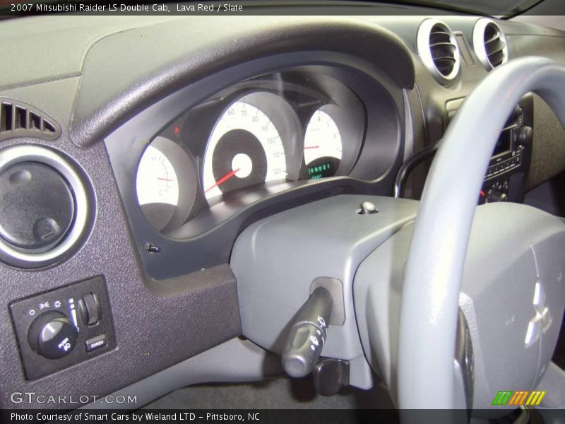 Lava Red / Slate 2007 Mitsubishi Raider LS Double Cab