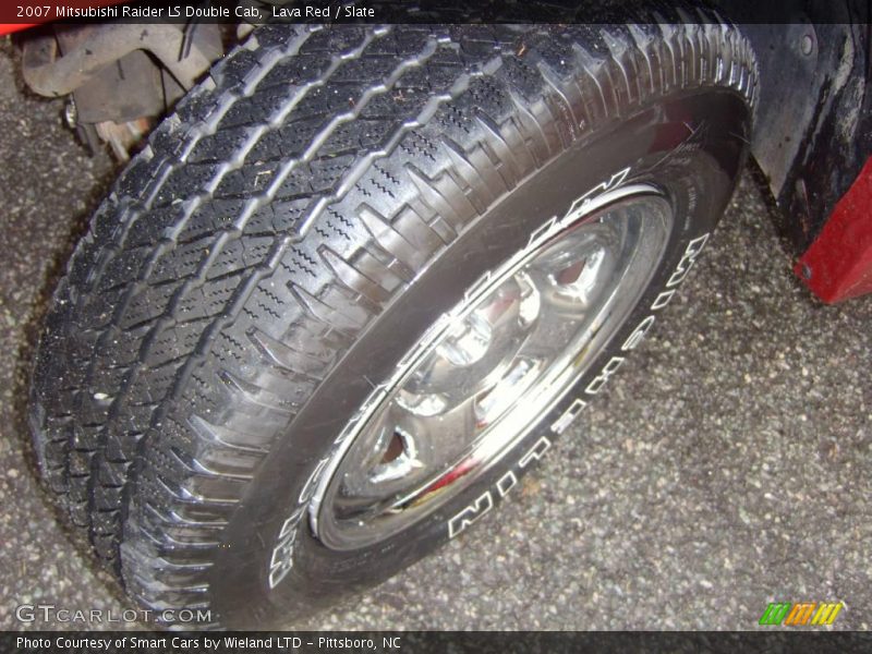 Lava Red / Slate 2007 Mitsubishi Raider LS Double Cab