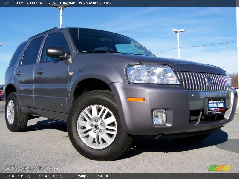 Tungsten Grey Metallic / Black 2007 Mercury Mariner Luxury
