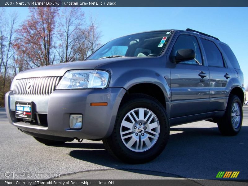 Tungsten Grey Metallic / Black 2007 Mercury Mariner Luxury