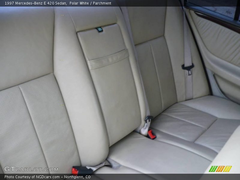 Polar White / Parchment 1997 Mercedes-Benz E 420 Sedan