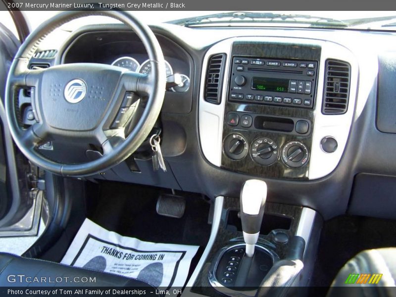 Tungsten Grey Metallic / Black 2007 Mercury Mariner Luxury