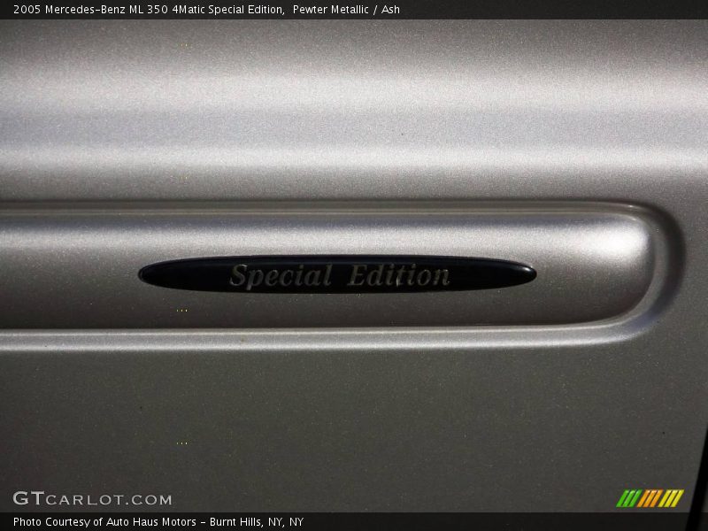 Pewter Metallic / Ash 2005 Mercedes-Benz ML 350 4Matic Special Edition