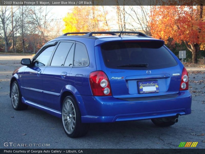 Laser Blue Mica / Off Black 2003 Mazda Protege 5 Wagon
