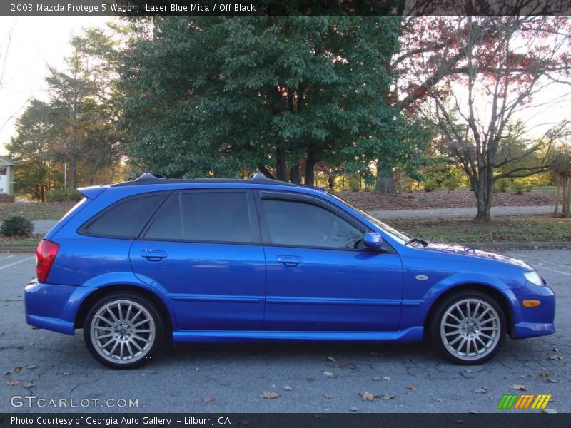 Laser Blue Mica / Off Black 2003 Mazda Protege 5 Wagon
