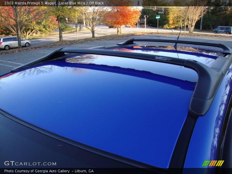Laser Blue Mica / Off Black 2003 Mazda Protege 5 Wagon