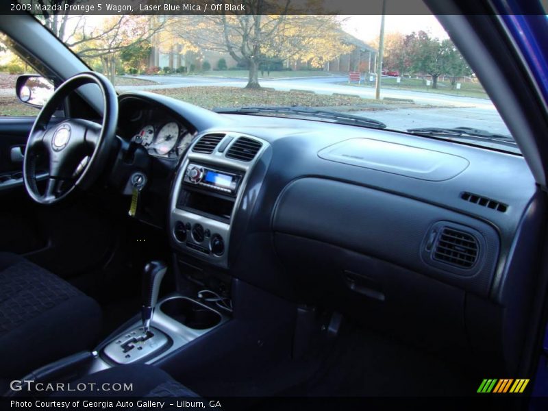 Laser Blue Mica / Off Black 2003 Mazda Protege 5 Wagon