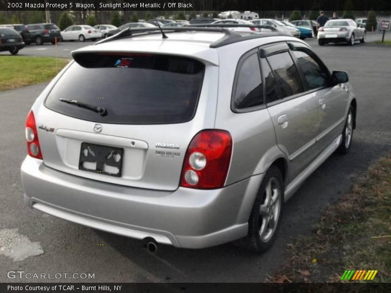 Sunlight Silver Metallic / Off Black 2002 Mazda Protege 5 Wagon
