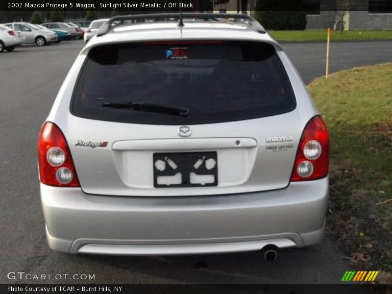 Sunlight Silver Metallic / Off Black 2002 Mazda Protege 5 Wagon
