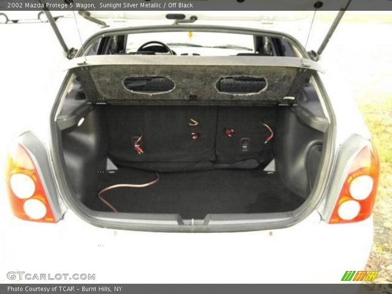 Sunlight Silver Metallic / Off Black 2002 Mazda Protege 5 Wagon