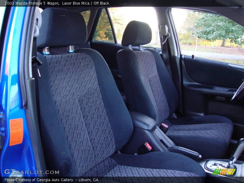Laser Blue Mica / Off Black 2003 Mazda Protege 5 Wagon