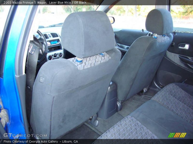 Laser Blue Mica / Off Black 2003 Mazda Protege 5 Wagon