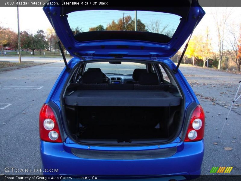 Laser Blue Mica / Off Black 2003 Mazda Protege 5 Wagon