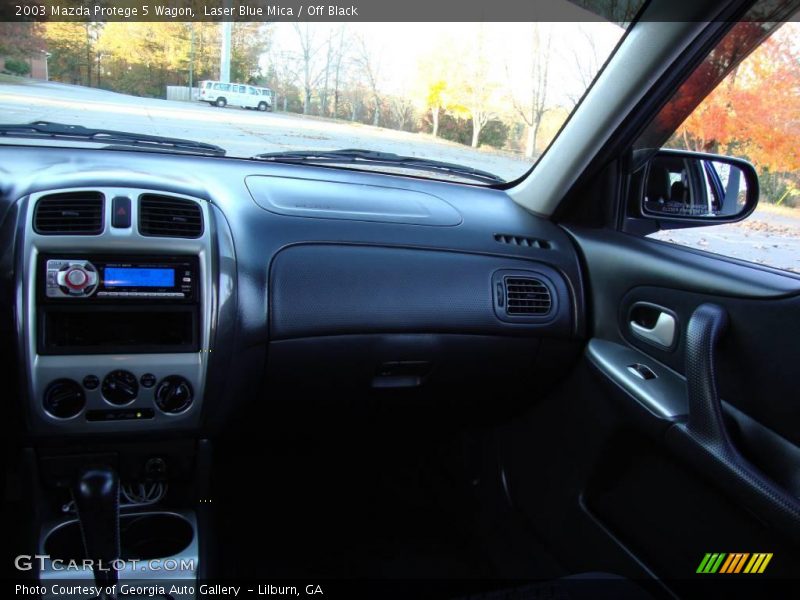 Laser Blue Mica / Off Black 2003 Mazda Protege 5 Wagon