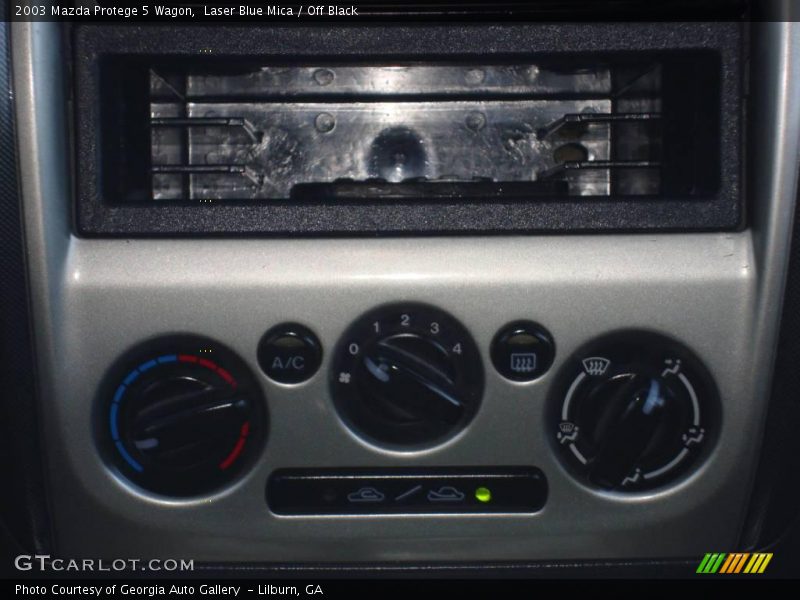 Laser Blue Mica / Off Black 2003 Mazda Protege 5 Wagon