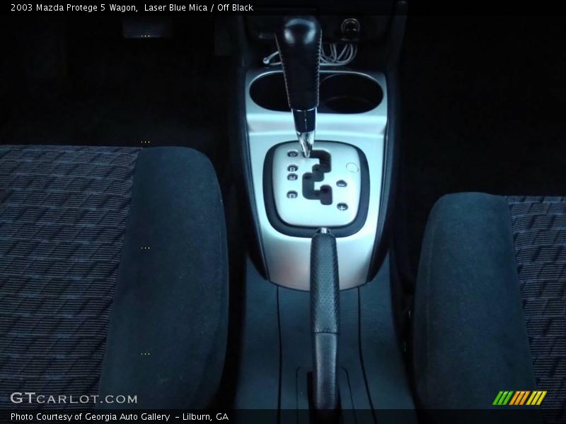 Laser Blue Mica / Off Black 2003 Mazda Protege 5 Wagon