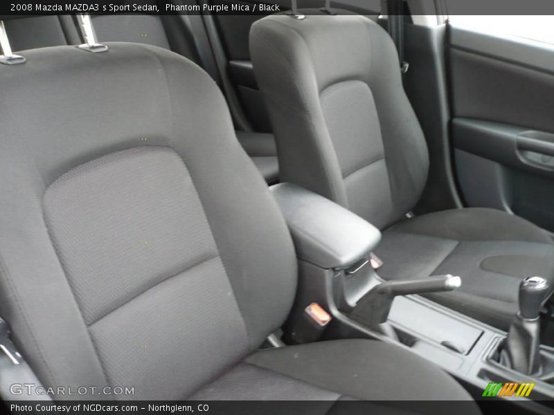Phantom Purple Mica / Black 2008 Mazda MAZDA3 s Sport Sedan