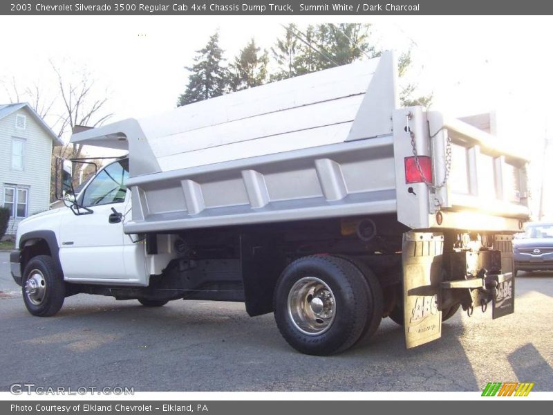 Summit White / Dark Charcoal 2003 Chevrolet Silverado 3500 Regular Cab 4x4 Chassis Dump Truck