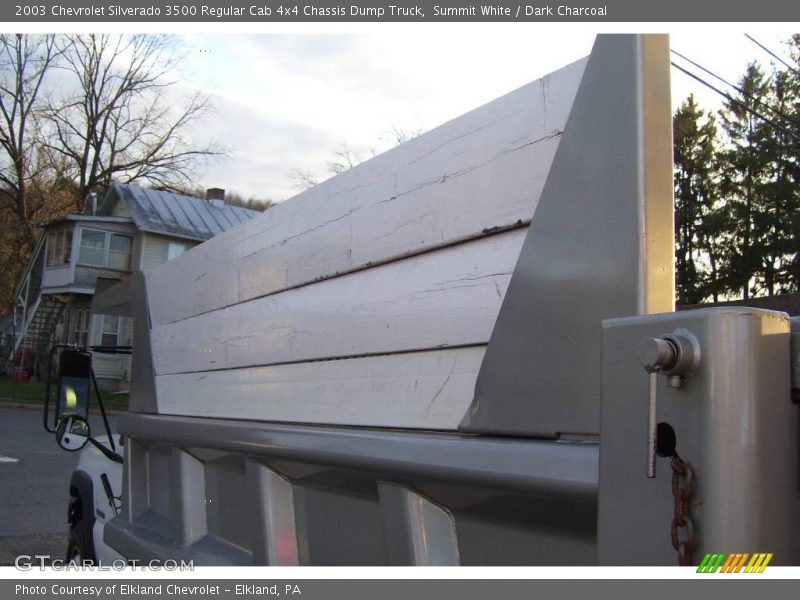 Summit White / Dark Charcoal 2003 Chevrolet Silverado 3500 Regular Cab 4x4 Chassis Dump Truck