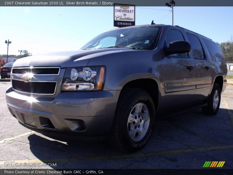 Silver Birch Metallic / Ebony 2007 Chevrolet Suburban 1500 LS