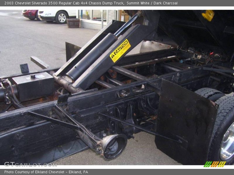 Summit White / Dark Charcoal 2003 Chevrolet Silverado 3500 Regular Cab 4x4 Chassis Dump Truck