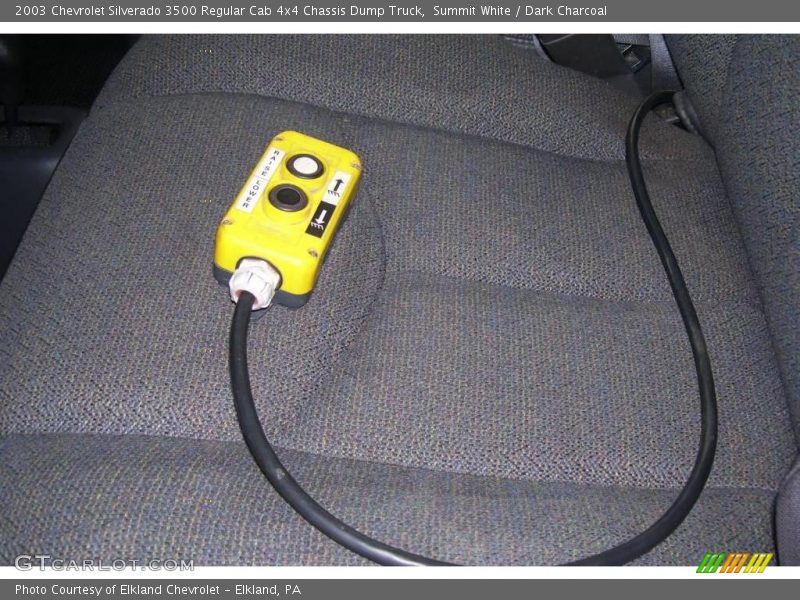 Summit White / Dark Charcoal 2003 Chevrolet Silverado 3500 Regular Cab 4x4 Chassis Dump Truck
