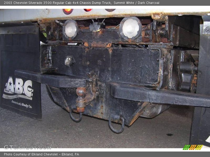 Summit White / Dark Charcoal 2003 Chevrolet Silverado 3500 Regular Cab 4x4 Chassis Dump Truck