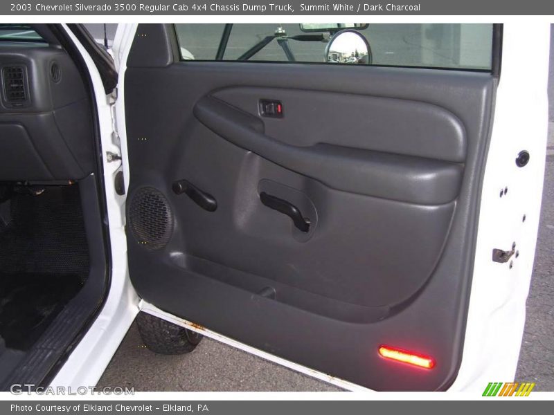 Summit White / Dark Charcoal 2003 Chevrolet Silverado 3500 Regular Cab 4x4 Chassis Dump Truck