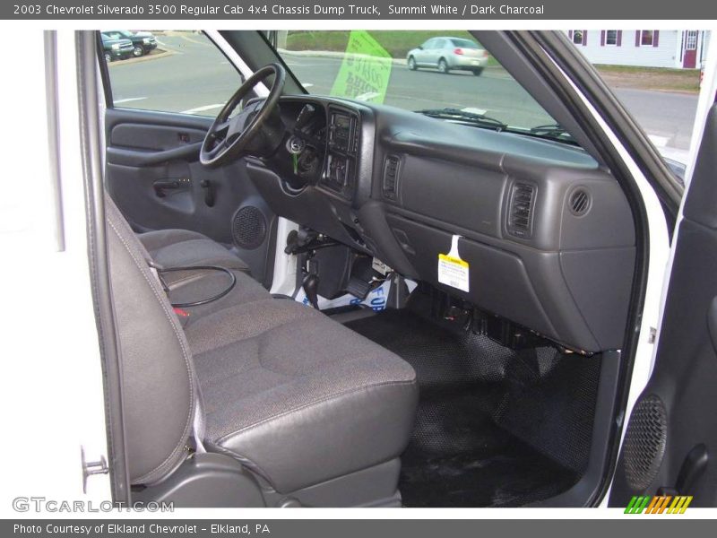 Summit White / Dark Charcoal 2003 Chevrolet Silverado 3500 Regular Cab 4x4 Chassis Dump Truck
