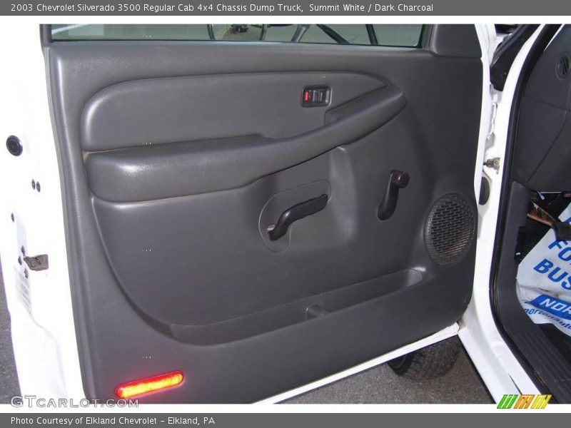 Summit White / Dark Charcoal 2003 Chevrolet Silverado 3500 Regular Cab 4x4 Chassis Dump Truck
